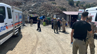 Elazığ'da maden ocağında göçük