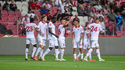 Samsunspor kardeş kulüp Dunkerque'yi yendi