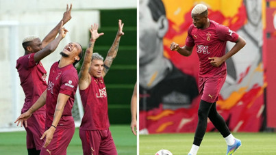 Victor Osimhen ilk antrenmanına çıktı