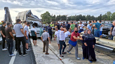Tekirdağ'da kamyon kazası: Üç kardeşten biri hayatını kaybetti