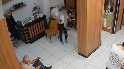 Kuaför salonunda saldırdı