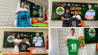 Alanyaspor'dan imza şov: 4 transfer birden