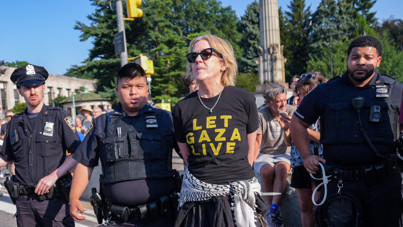 New York'ta Gazze gözaltıları