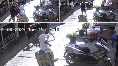 Cinayetle biten akraba kavgası kameraya yansıdı