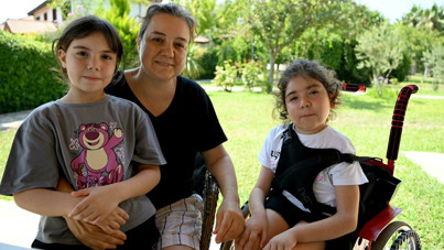 Çağla artık ayakta durabiliyor