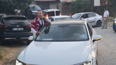 Sosyal medya paylaşımıyla gündem olmuştu: Askere uğurlandı