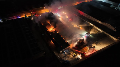 Tekstil fabrikasında yangın: Yaralılar var