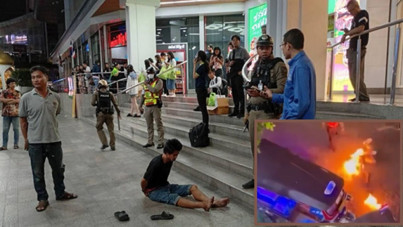 Eski boksör, iki turisti ateşe verdi