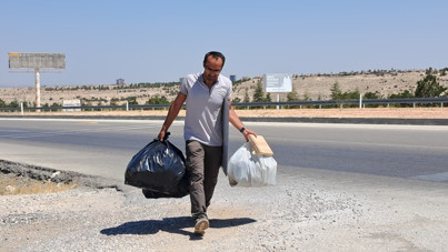 6 yılda 10 bin poşet çöp topladı