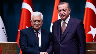 Cumhurbaşkanı Erdoğan, Filistin lideri Abbas ile görüştü