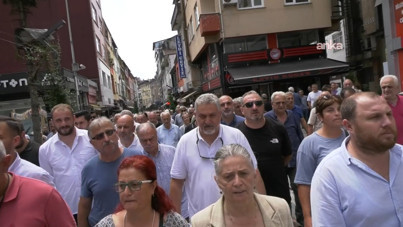 Fındıklı'da Belediye Başkanı Çervatoğlu'na saldırı protesto edildi
