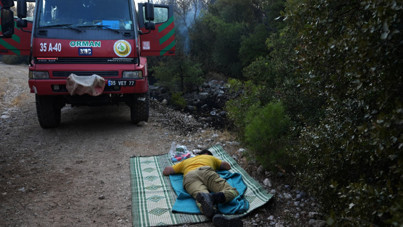 Sabaha kadar alevlerle mücadele ettiler