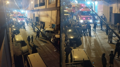 Elinde tinerle ev bastı, yanlış evi yakınca ortalık karıştı