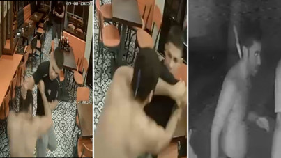 Ensesinde bıçakla dakikalarca oturdu! Sarıyer’de kan donduran kavga