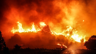 Çanakkale Gelibolu'da orman yangını: Hızla büyüdü