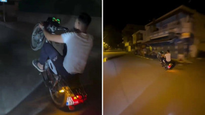 Sosyal medyada şov yapacak diye ölümle dans etti