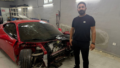 17 milyon liralık Ferrari kazasını yapan usta zararı karşılayacak