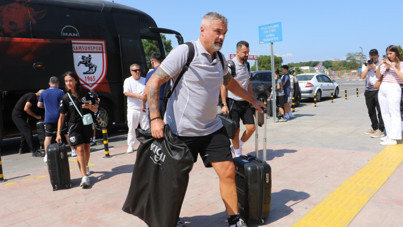 Samsunspor, Panathinaikos randevusu için Atina'ya gitti