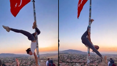 Bayrak direğindeki dansa soruşturma