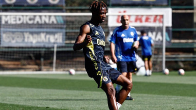 Fenerbahçe'nin yeni transferi Dorgeles Nene antrenmanda