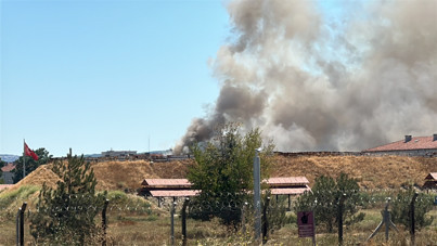 Hava Er Eğitim Tugayı'nda yangın