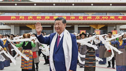 Ruhani lider savaşının ortasında: Şi'den sürpriz Tibet ziyareti