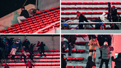 Futbolda bunu da gördük! Birbirlerine dışkı attılar: 97 gözaltı, 5 yaralı