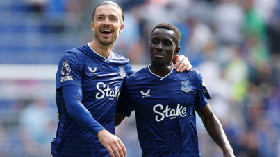 Everton'ın yeni stadındaki ilk maça Grealish damga vurdu