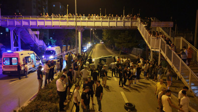 Herkes can derdindeyken film gibi izlediler