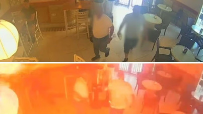 Sandviçine mayonez koymadılar, barı ateşe verdi