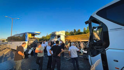 TEM Otoyolu'nda feci kaza: Trafik saatlerce durdu, 1 ölü, 16 yaralı