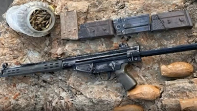 Arazide G3 piyade tüfeği bulundu