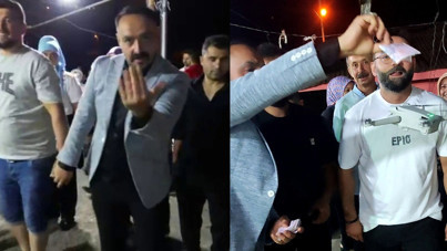 Drona para takarken elinden oluyordu