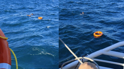 İstanbul'da boğulmak üzereyken vapurdaki yolcular fark etti