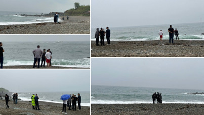 Kıyıya vuran dalgaların sürüklediği çocuk denizde kayboldu