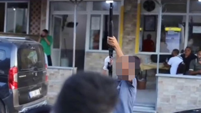 Sokak röportajında pompalı tüfekle ateş açan çocuk gözaltına alındı