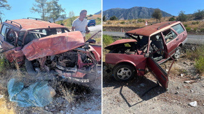 Araçlar hurdaya döndü: Çok sayıda yaralı var