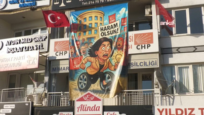 CHP'li başkan, Özlem Çerçioğlu pankartı için ifadeye çağrıldı