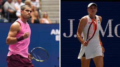 Carlos Alcaraz ve Elena Rybakina, ABD Açık'ta 4. turda