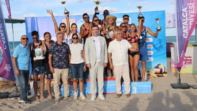 Çatalca’da ilk kez plaj voleybolu heyecanı