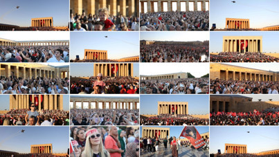 Ata’nın huzurunda Zafer coşkusu