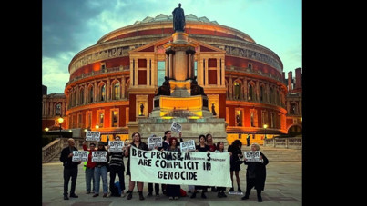 Yahudi sanatçılardan Filistin'e destek eylemi