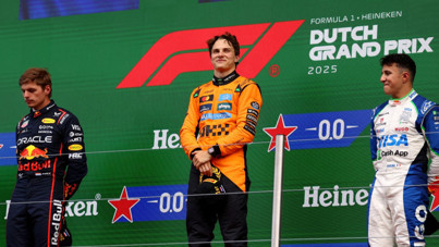 Hollanda'da zafer McLaren'den Piastri'nin