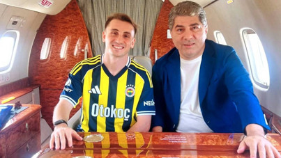 Kerem Aktürkoğlu, Fenerbahçe formasını giydi: İstanbul'a geldi