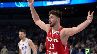 12 Dev Adam EuroBasket'ta gümbür gümbür: Estonya'ya farklı geçti, ilk 2'yi garantiledi
