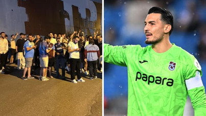 Trabzonspor taraftarı Uğurcan Çakır için ayaklandı