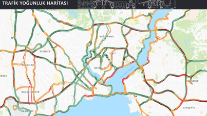 İstanbul'da trafik yoğunluğu yüzde 80'e ulaştı