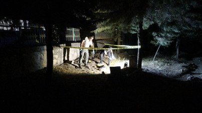 Mezarlıkta kanlar içinde bulundu