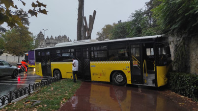 İstanbul'da peş peşe İETT otobüsü kazaları