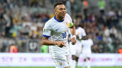 Mbappe sahne aldı: Fransa, Ukrayna'yı rahat geçti